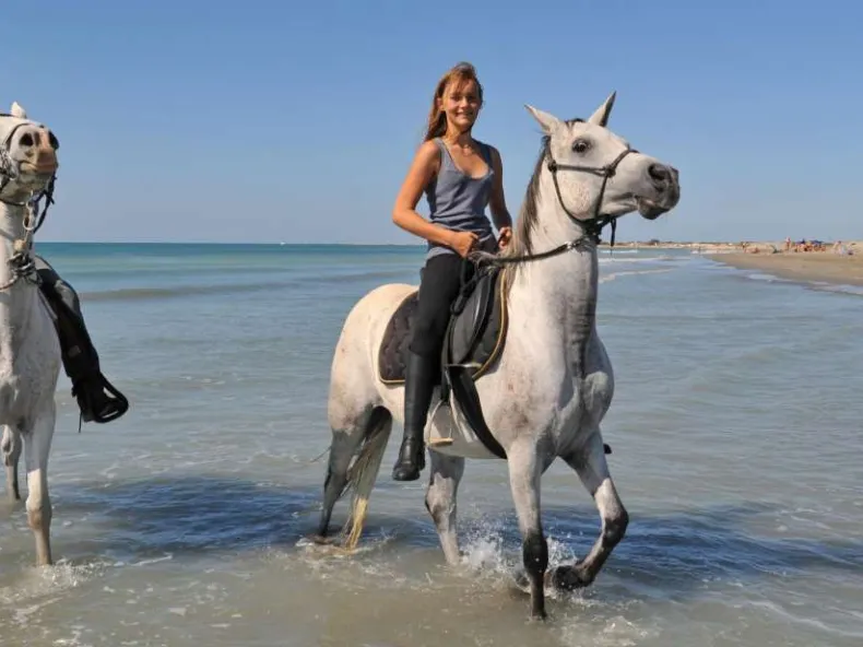 Reiten in Side: Geführter Ausritt durch Pinienwald und ans Meer