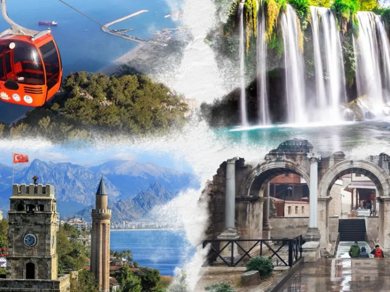 Antalya Stadtrundfahrt mit Düden-Wasserfällen, Altstadt Kaleiçi und Bootsfahrt