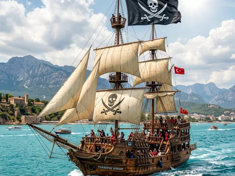 Alibaba Piratenboot-Tour ab Belek
