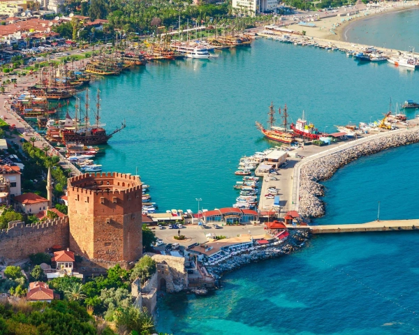 Śródziemnomorskie miejsca turystyczne