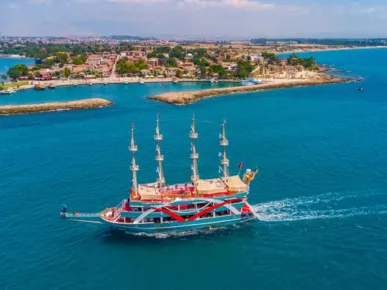 Boat Tour from Side to Caretta Bay