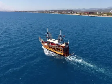 Bootstour von Side zur Caretta-Bucht