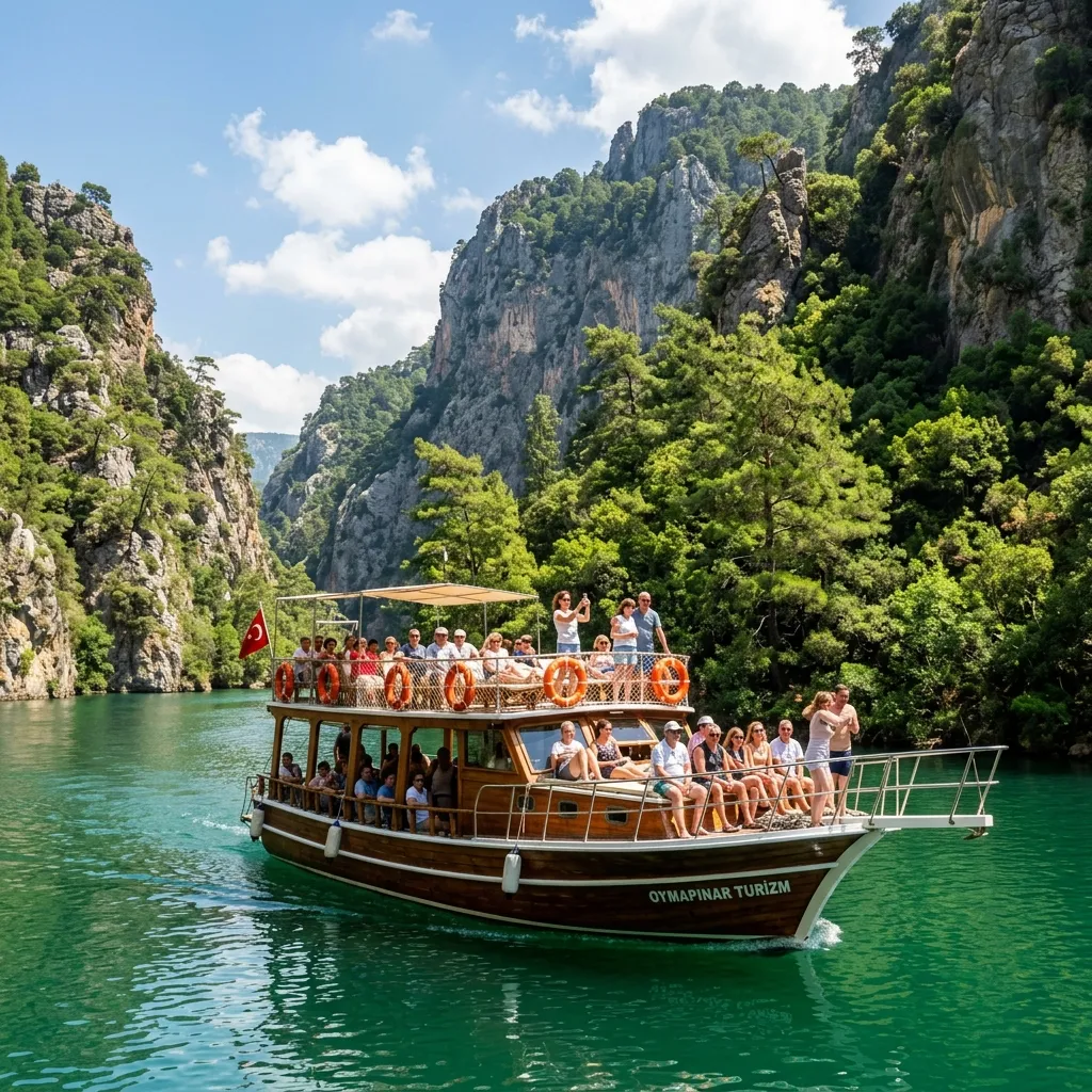 Evrenseki to Green Canyon Oymapinar Tour: 4.5 Hour Catamaran Cruise