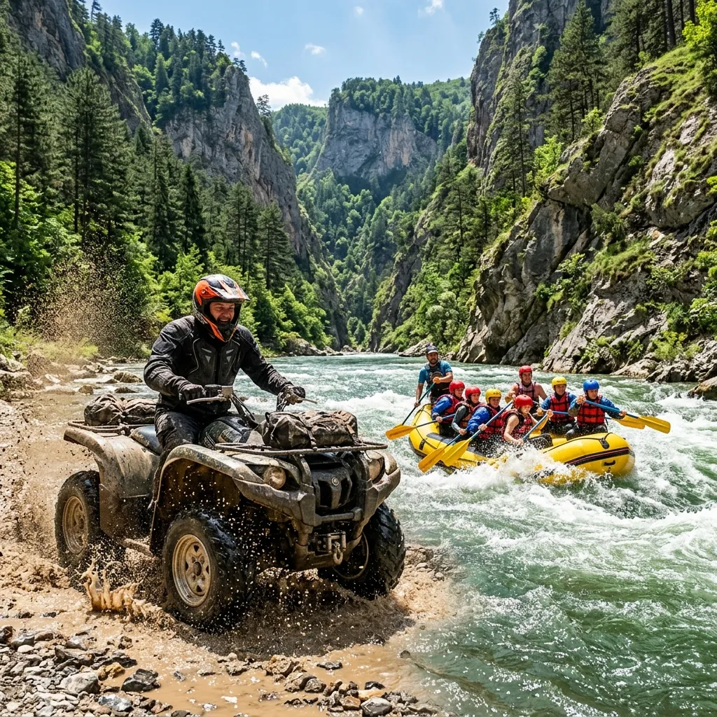 Side Rafting and Quad Safari Combo Tour: Köprülü Canyon Adventure