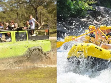 Side'de Rafting ve Jeep Safari Turu