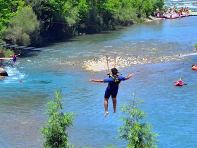 Rafting + Zipline Tour in Side